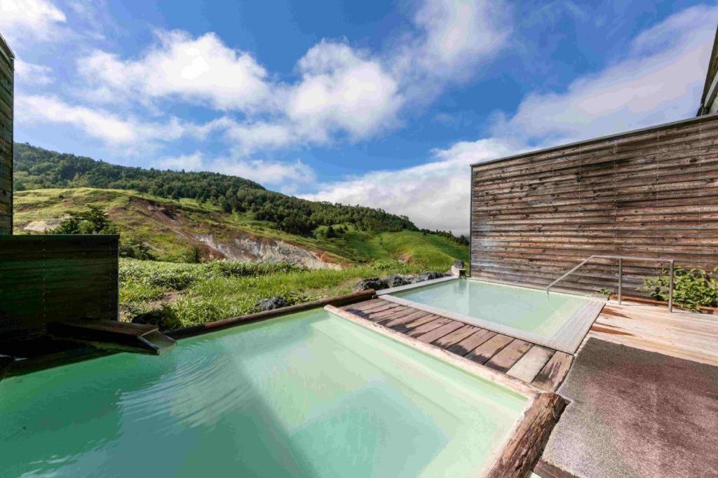 Manza Juraku All-Inclusive Hotel Tsumagoi Buitenkant foto